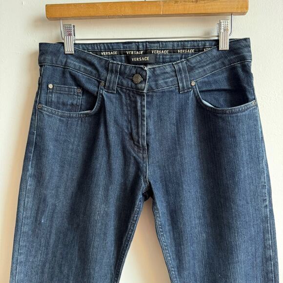 Vintage Y2K GIANNI VERSACE COUTURE Low-Rise Jeans - Picture 4 of 12